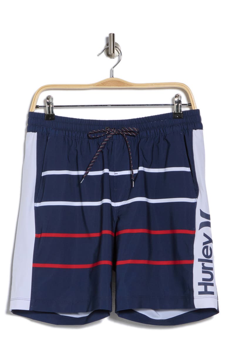 Hurley Dunes Volley Swim Shorts, Alternate, color, Navy