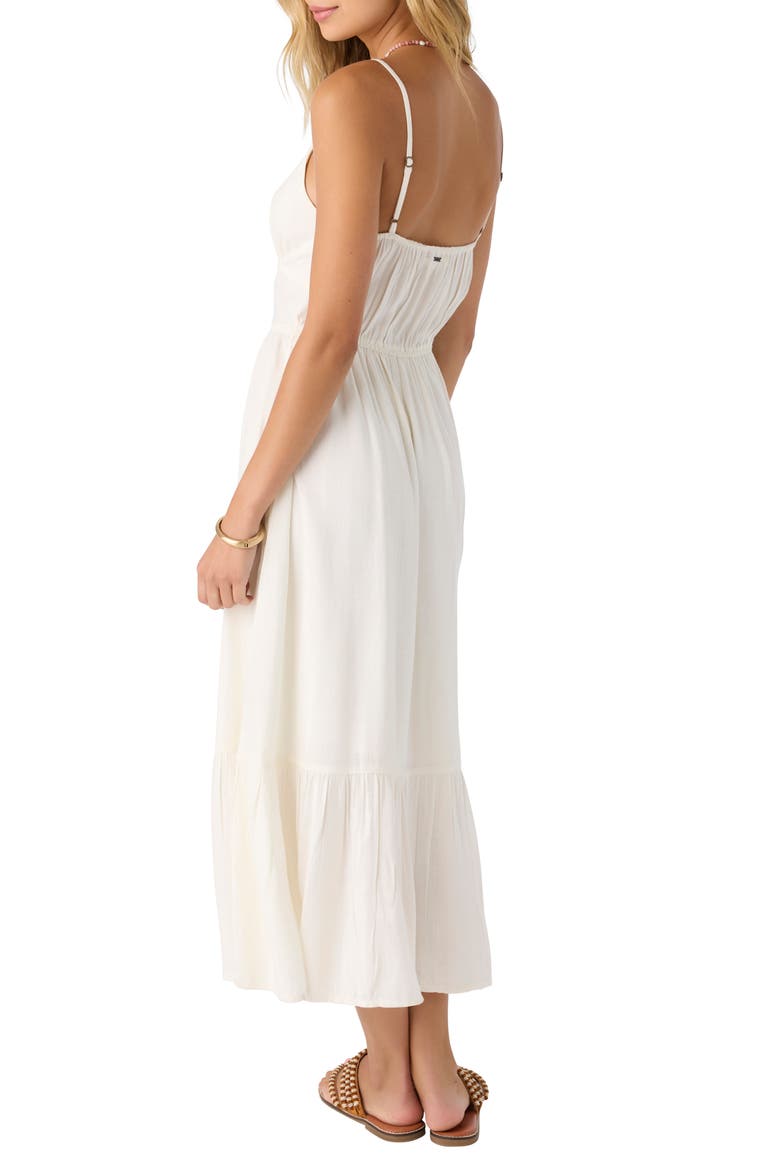 Pilar Midi Sundress, Alternate, color, WINTER WHITE
