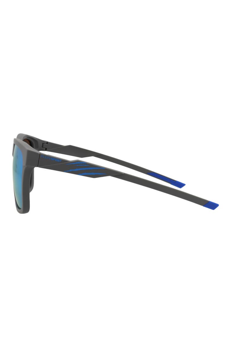 Sport 56mm Square Sunglasses, Alternate, color, GREY GREY BLUE