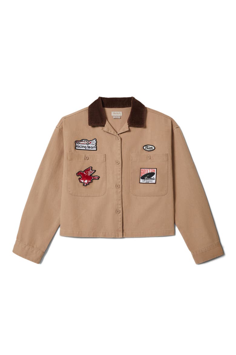 Utopia Patchwork Overshirt, Alternate, color, WASHED TIMELESS TAUPE