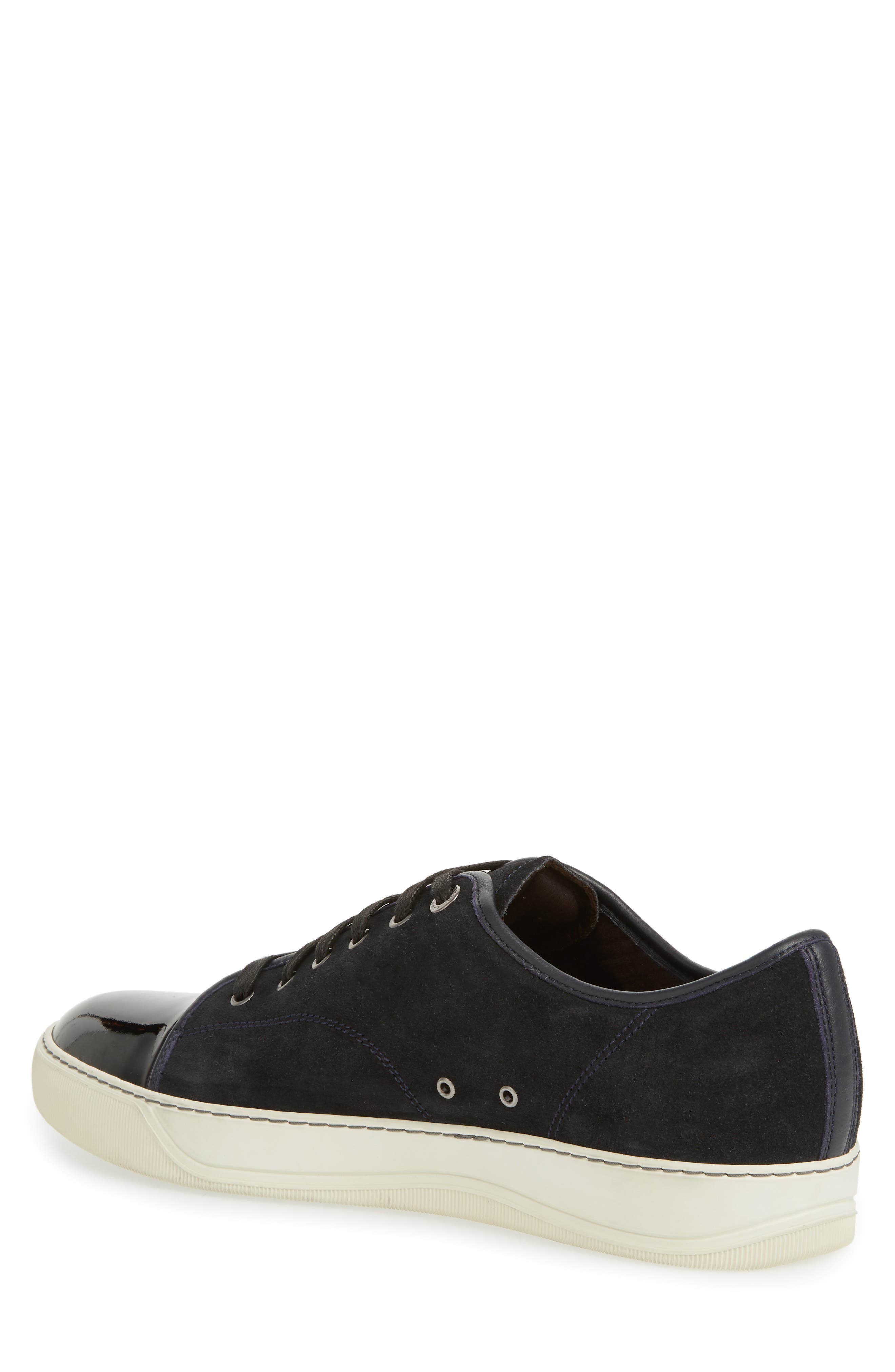 Dbb1 Suede And Patent Leather Sneakers, Alternate, color, 24 DARK BLUE