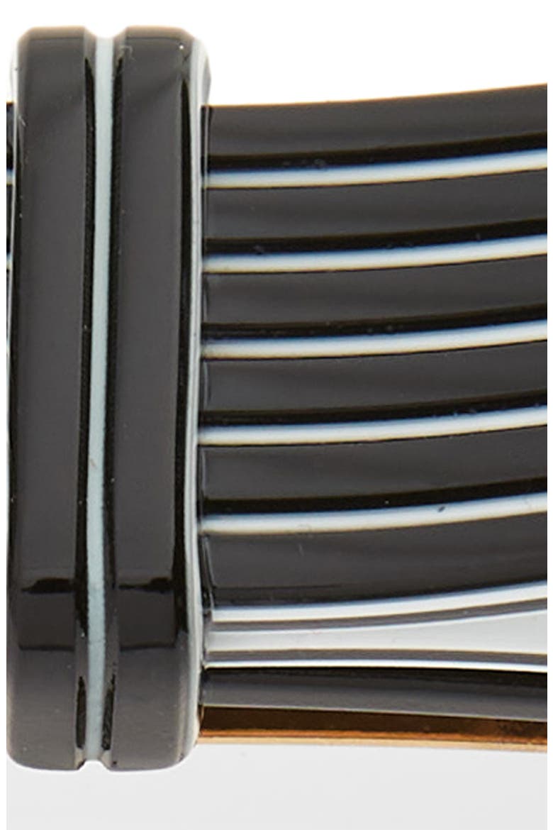 Layered Bow Barrette, Alternate, color, BLACK