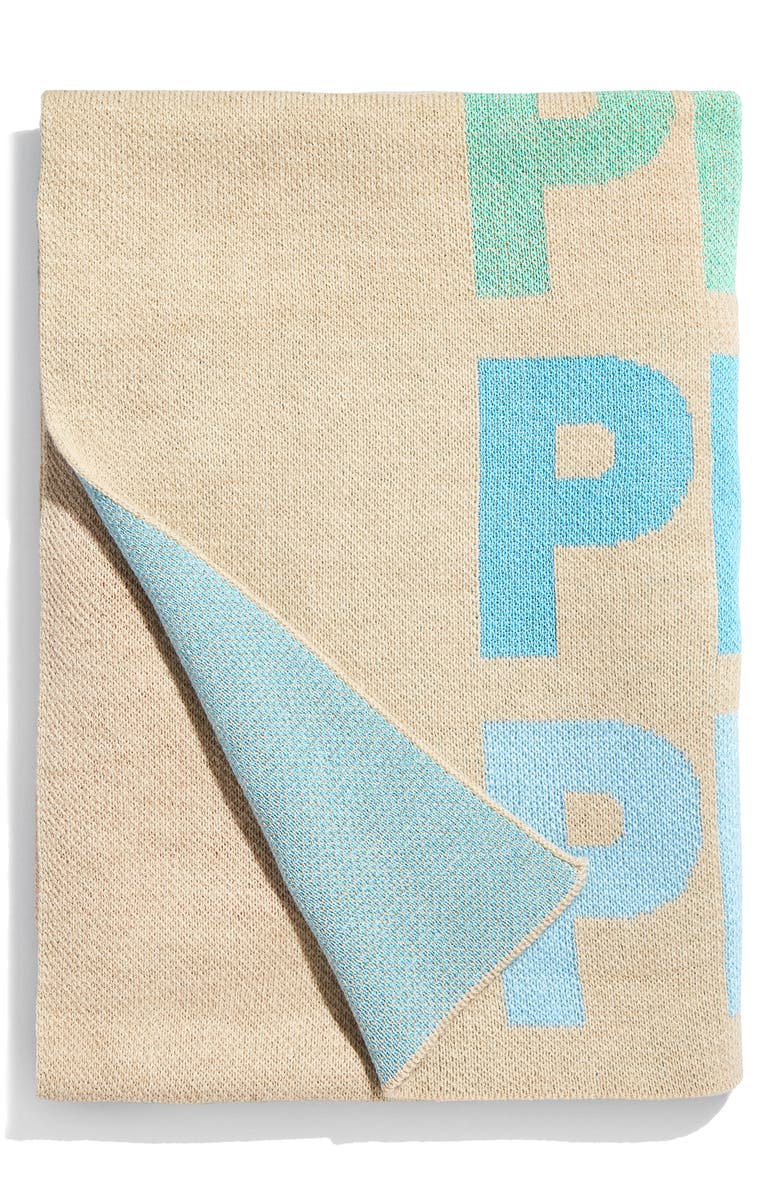 BaubleBar Ombré Personalized Blanket, Alternate, color,