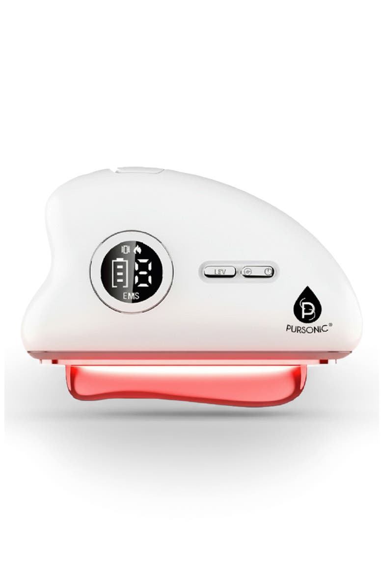 7-in-1 LED Light Therapy Beauty Device, Main, color, WHITE