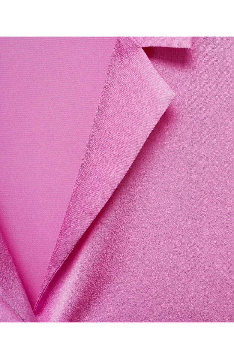 MANGO Satin Button-Up Shirt, Alternate, color,