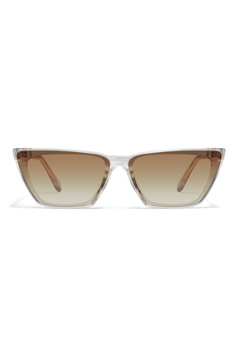 Bad Habit 65mm Cat Eye Sunglasses, Main, color, CLEAR/ SEPIA