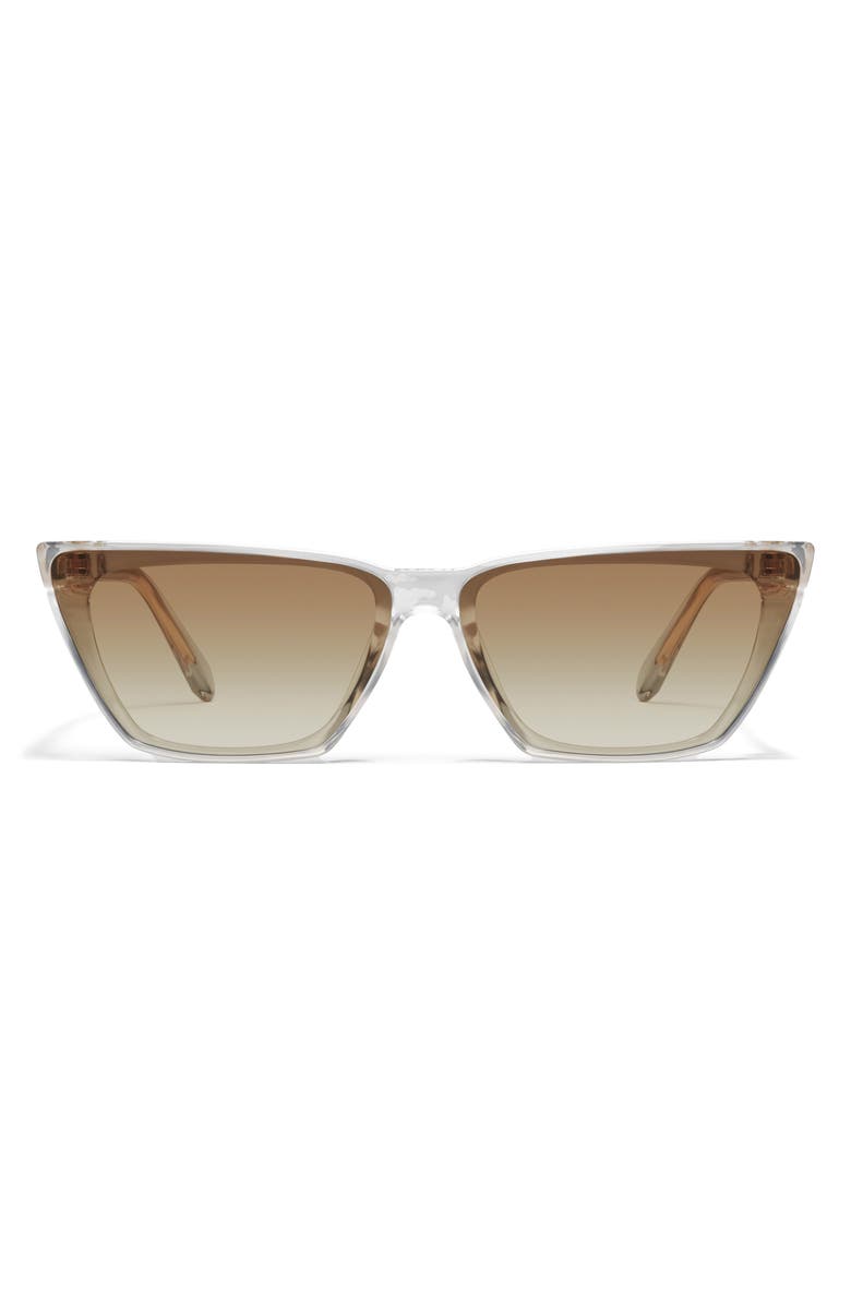QUAY Bad Habit 65mm Cat Eye Sunglasses, Main, color, Clear/ Sepia