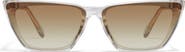 QUAY Bad Habit 65mm Cat Eye Sunglasses