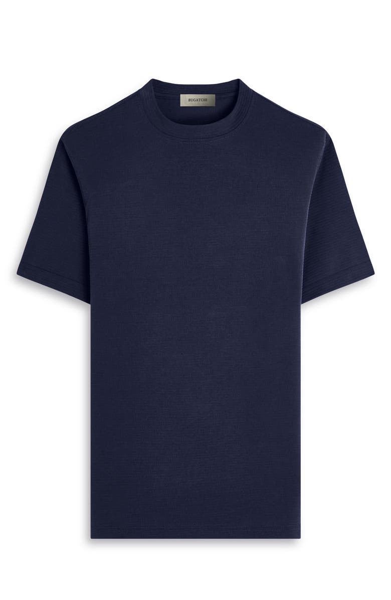 Bugatchi Orville Crewneck T-Shirt, Alternate, color, Navy