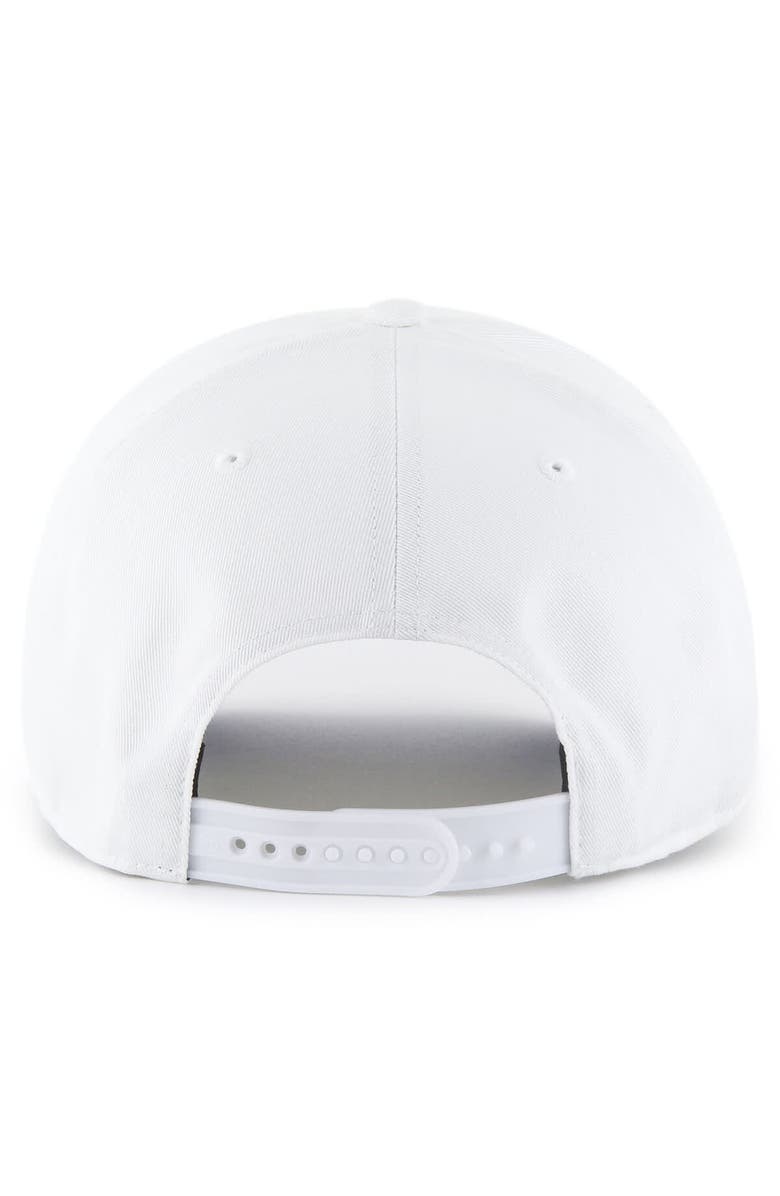 '47 Men's '47  White Denny Hamlin  Roscoe Hitch Adjustable Hat, Alternate, color, 