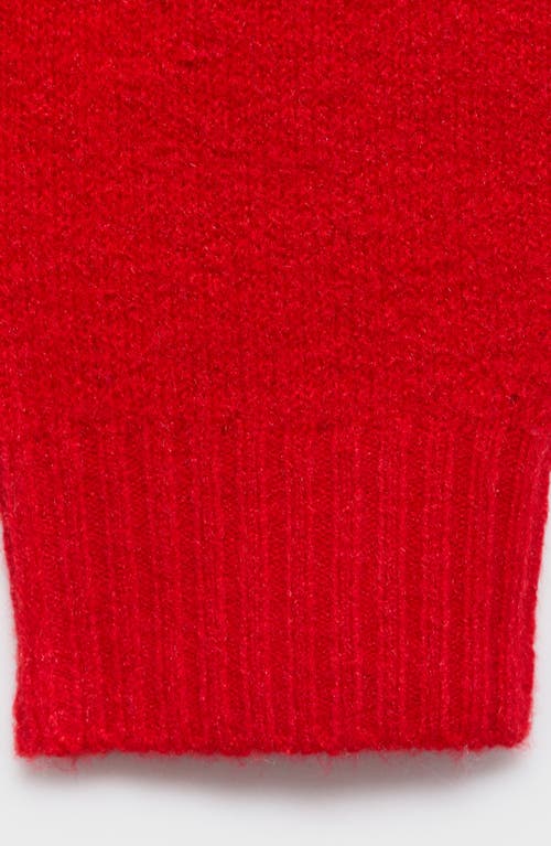 Shop Mango Turtleneck Sweater In Red