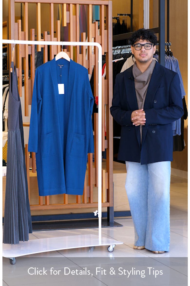 Long Open Front Cardigan video