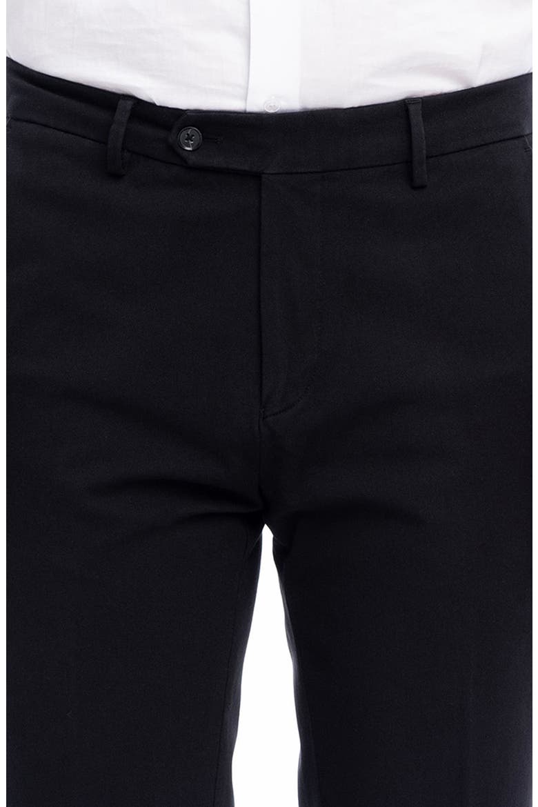 Stretch Cotton Casual Fashion Pants, Alternate, color, BLACK
