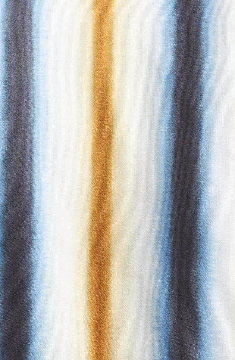 A.L.C. Brooklyn Stripe Crop Top, Alternate, color, Tahoe Blue/ Milk Chocolate