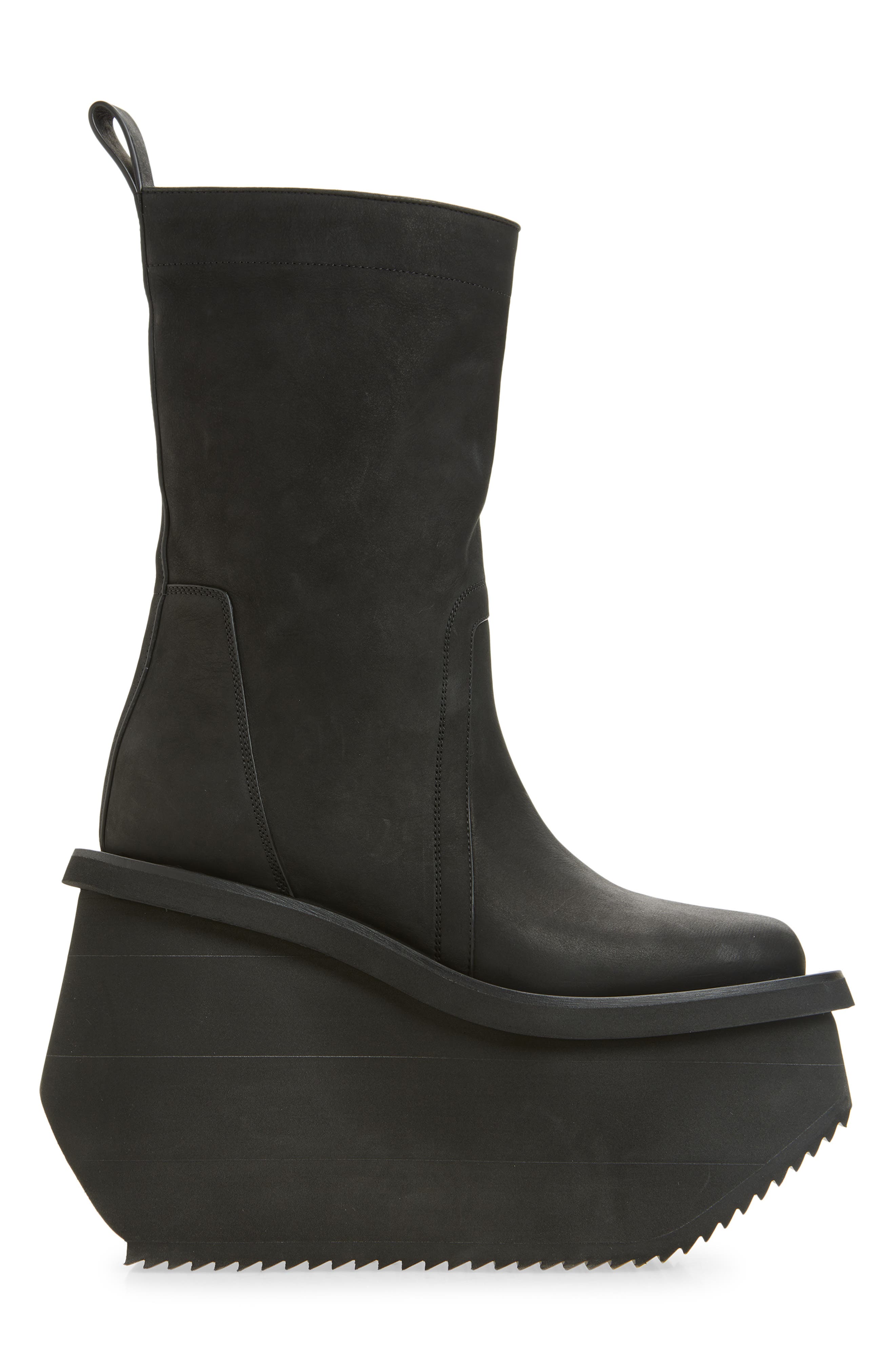 Rick Owens Concordians Factory Boot, Alternate, color, Black