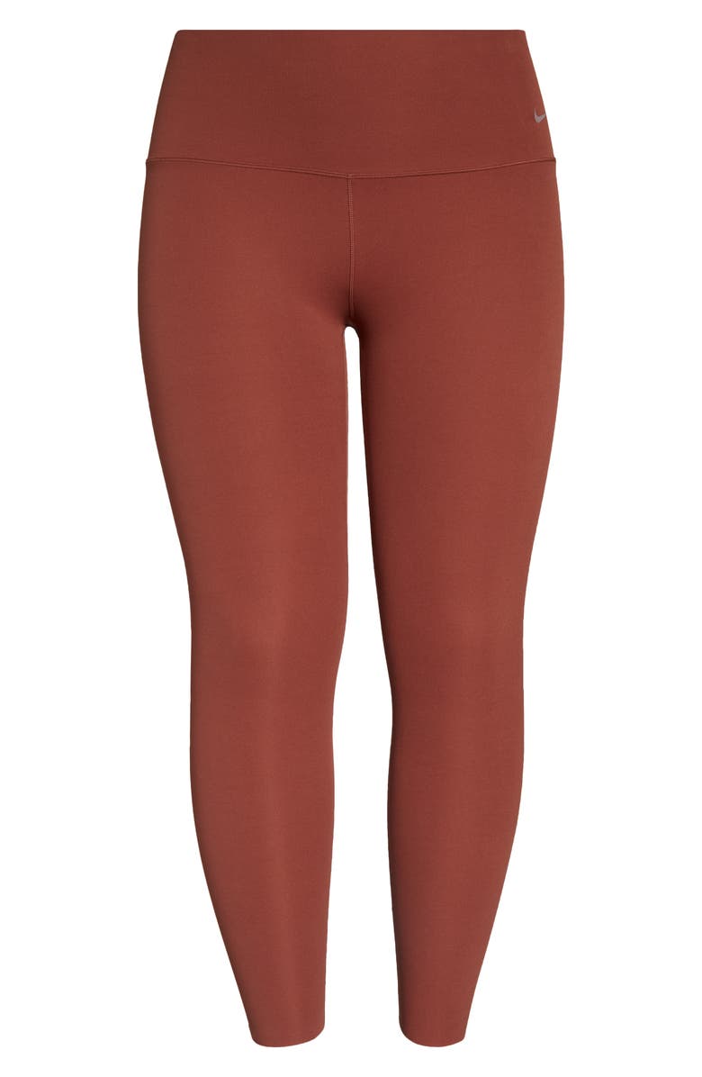 Nike Zenvy Gentle-Support High-Waisted 7/8 Leggings, Alternate, color, Dark Pony/ Black