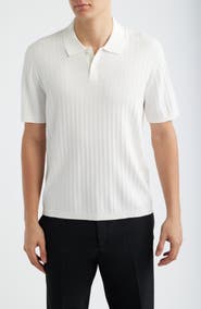Theory Cable Knit in Light Bilen Polo