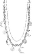 CHLOE AND MADISON Celestial Set of 2 Necklaces
