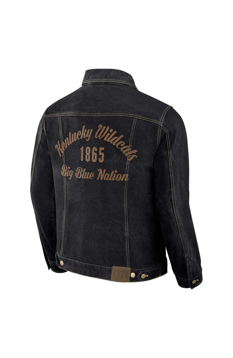Darius Rucker Collection by Fanatics Men's Darius Rucker Collection by Fanatics Black Kentucky Wildcats Button-Up Denim Jacket, Alternate, color, Black