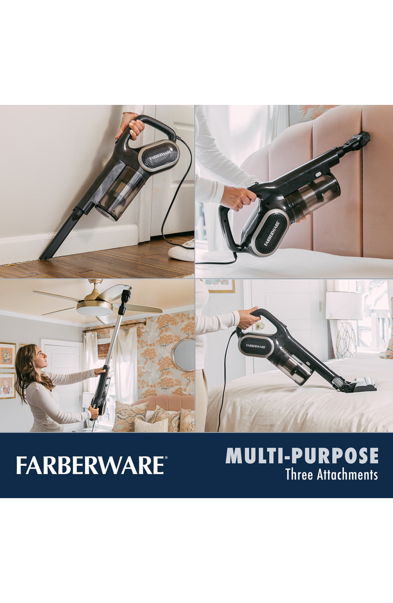 FARBERWARE Classic Stick Vacuum Cleaner, Alternate, color, Black