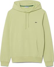Lacoste Lightweight Cotton Fleece Pullover Hoodie