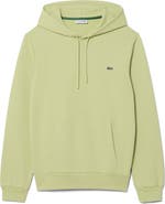 Lacoste Lightweight Cotton Fleece Pullover Hoodie