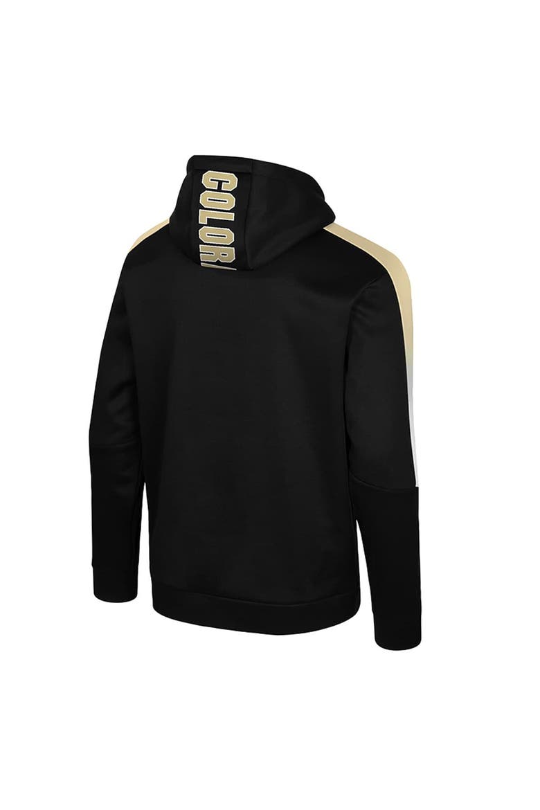 Men's Colosseum Black Colorado Buffaloes The Gang Blackout Hoodie, Alternate, color, Black