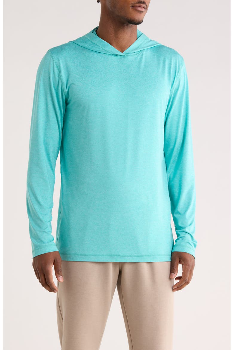 Lightweight Pullover Hoodie, Main, color, TURQUOISE
