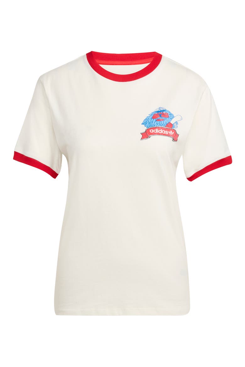 Lions Graphic Ringer T-Shirt, Alternate, color, CLOUD WHITE