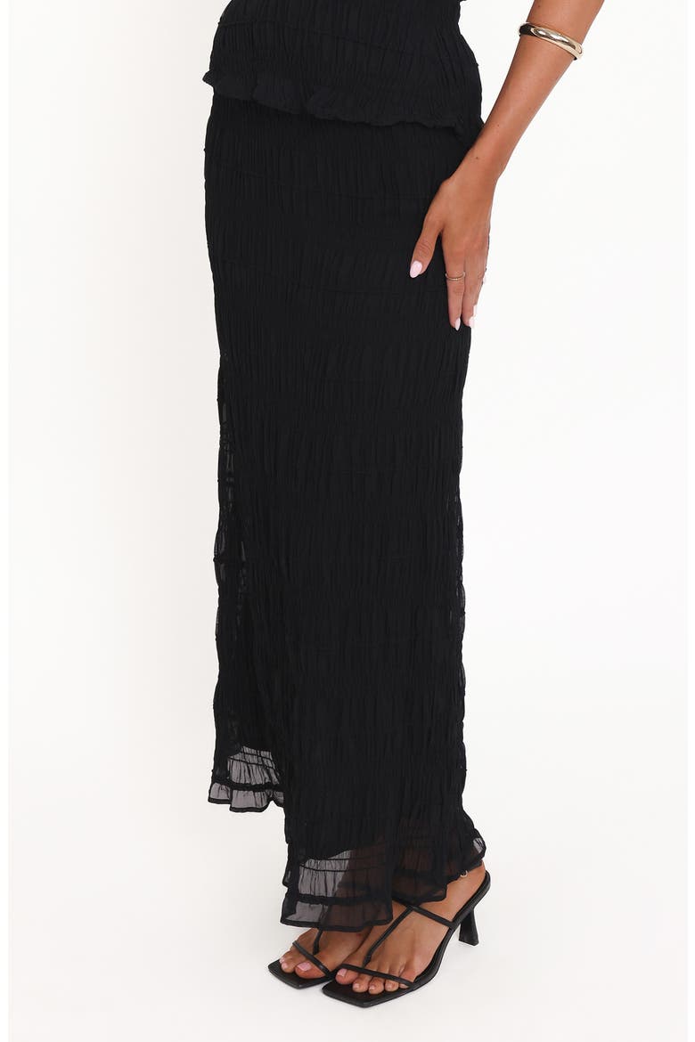 Valana Maxi Skirt, Alternate, color, BLACK