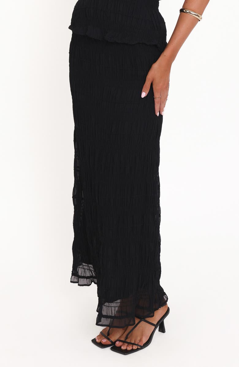 Petal & Pup Valana Maxi Skirt, Alternate, color, Black