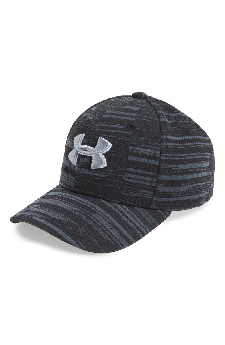 Under Armour 'Blitzing' Stretch Fit Baseball Cap, Main, color,