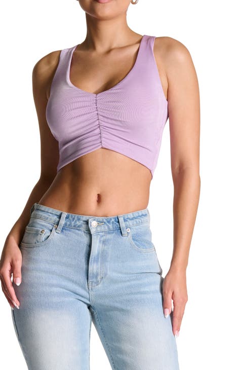 Shirred Crop Top