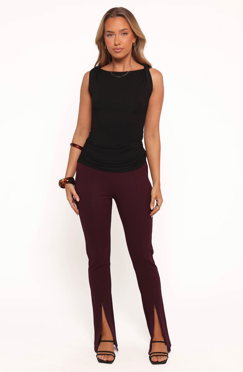 Petal & Pup Lainey Twist Shoulder Knit Top, Alternate, color, Black