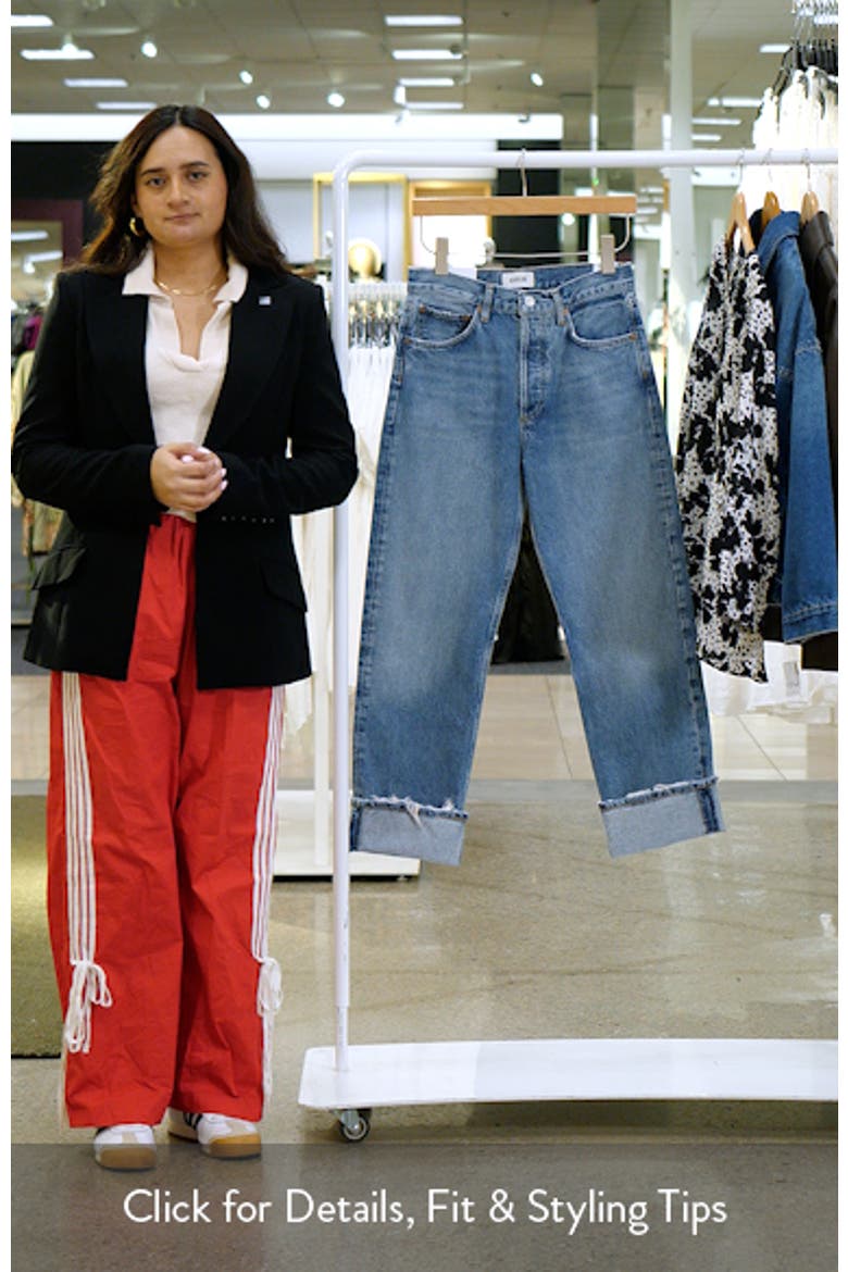 Fran Low Slung Loose Straight Leg Jeans video