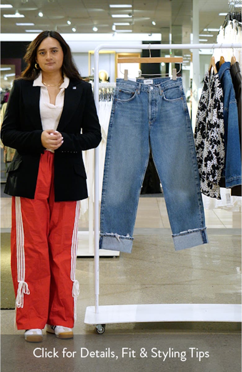 Fran Low Slung Loose Straight Leg Jeans, sales video thumbnail