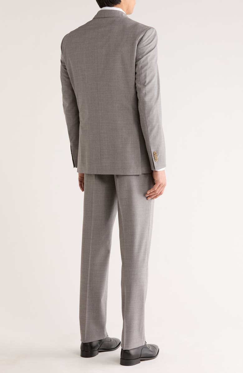 J|V by Jack Victor Expo Solid Stretch Wool Suit, Alternate, color, Light Grey