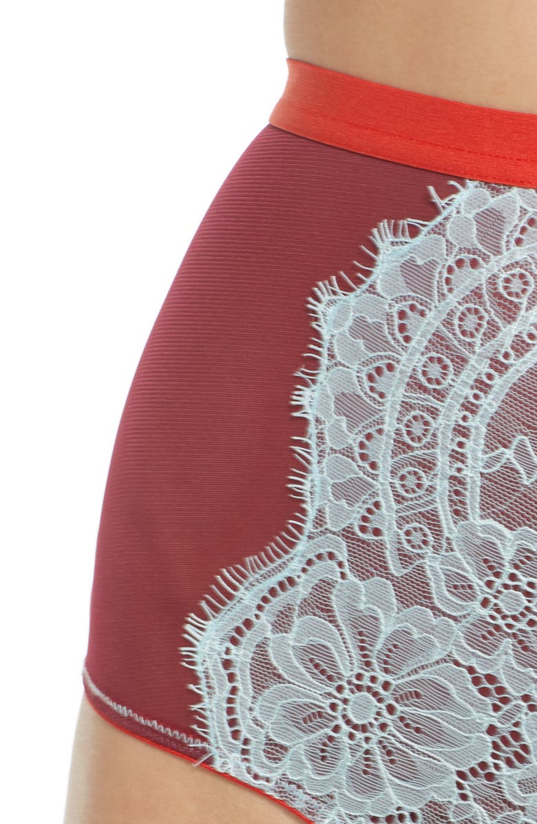 Dora Larsen Fern High Waist Panties, Alternate, color,