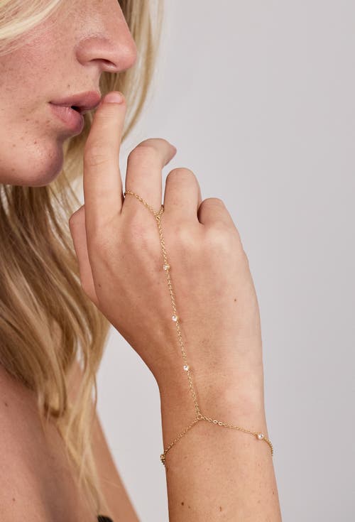 Electric Picks Starlet Hand Chain In Gold
