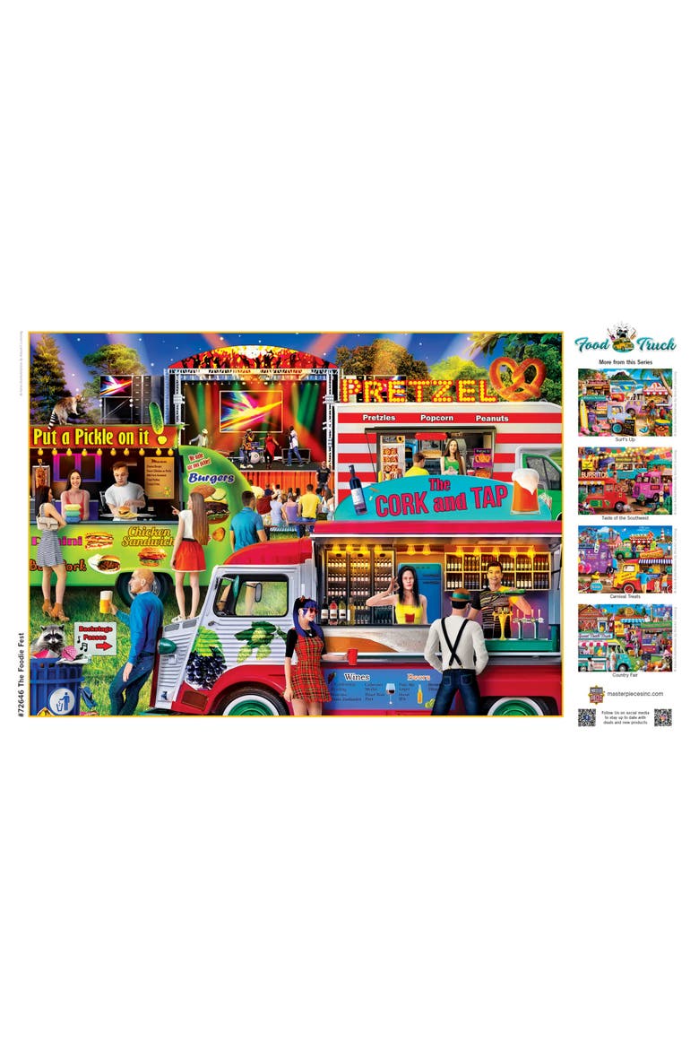 The Foodie Fest 1000 Piece Jigsaw Puzzle, Alternate, color, Multicolor