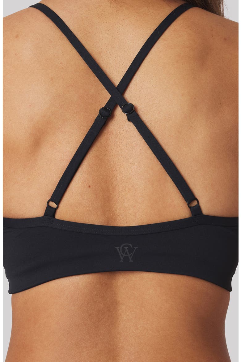 Isla Low Impact Sports Bra, Alternate, color, BLACK