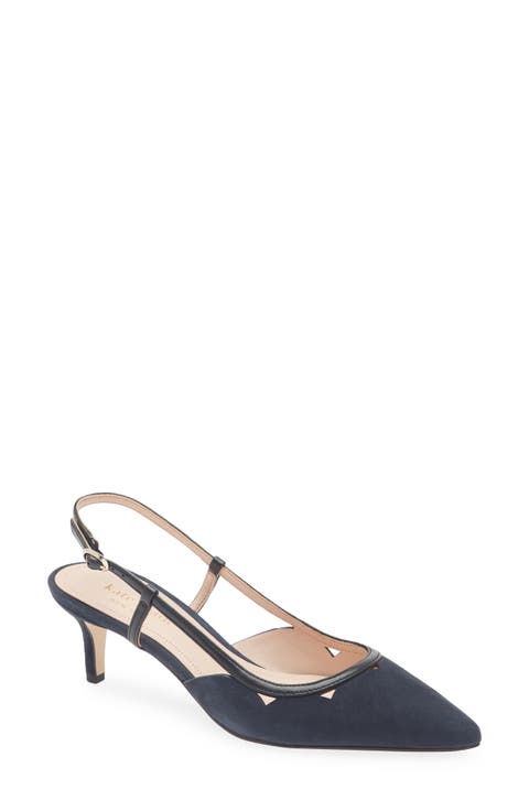 Veyda Slingback Kitten Heel Pump (Women)