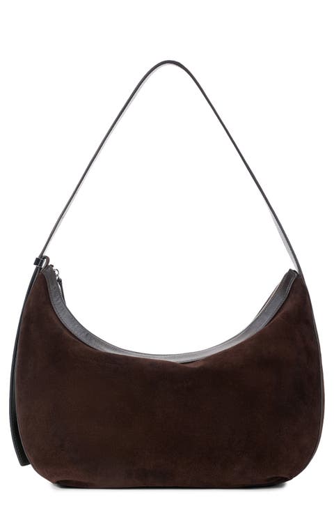 Large Demy Suede Hobo Bag