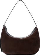 STAUD Large Demy Suede Hobo Bag