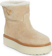 Prada Evolve Genuine Shearling Bootie