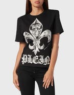 PHILIPP PLEIN T-Shirt Round Neck Chrome Women