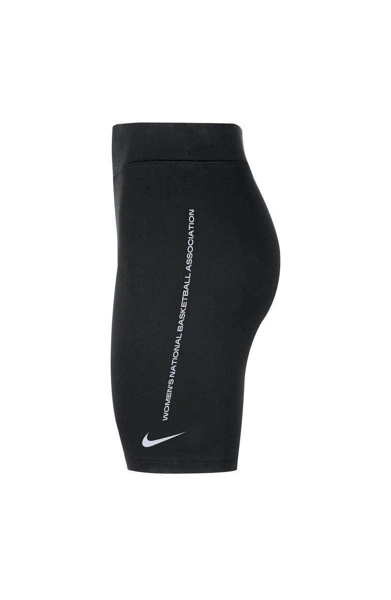 Nike Women's Nike Black WNBA Team 13 Tri-Blend 8" Biker Shorts, Alternate, color, Black