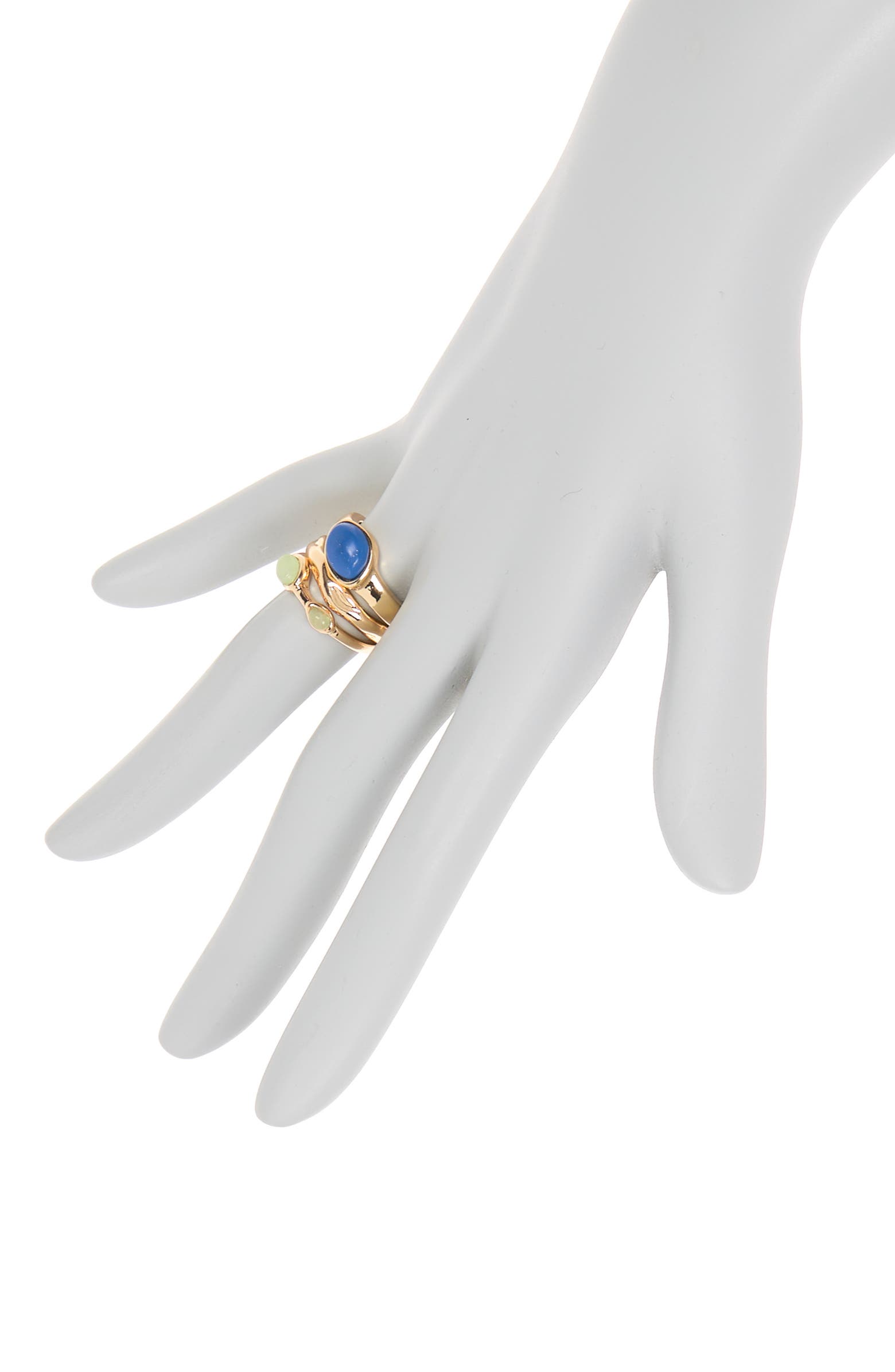 NORDSTROM RACK Molten Stacking Rings - Set of 3 | Nordstromrack