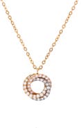Pre-Owned Cartier Trinity Choker Necklace 18K Tricolor Gold with Pave Diamonds