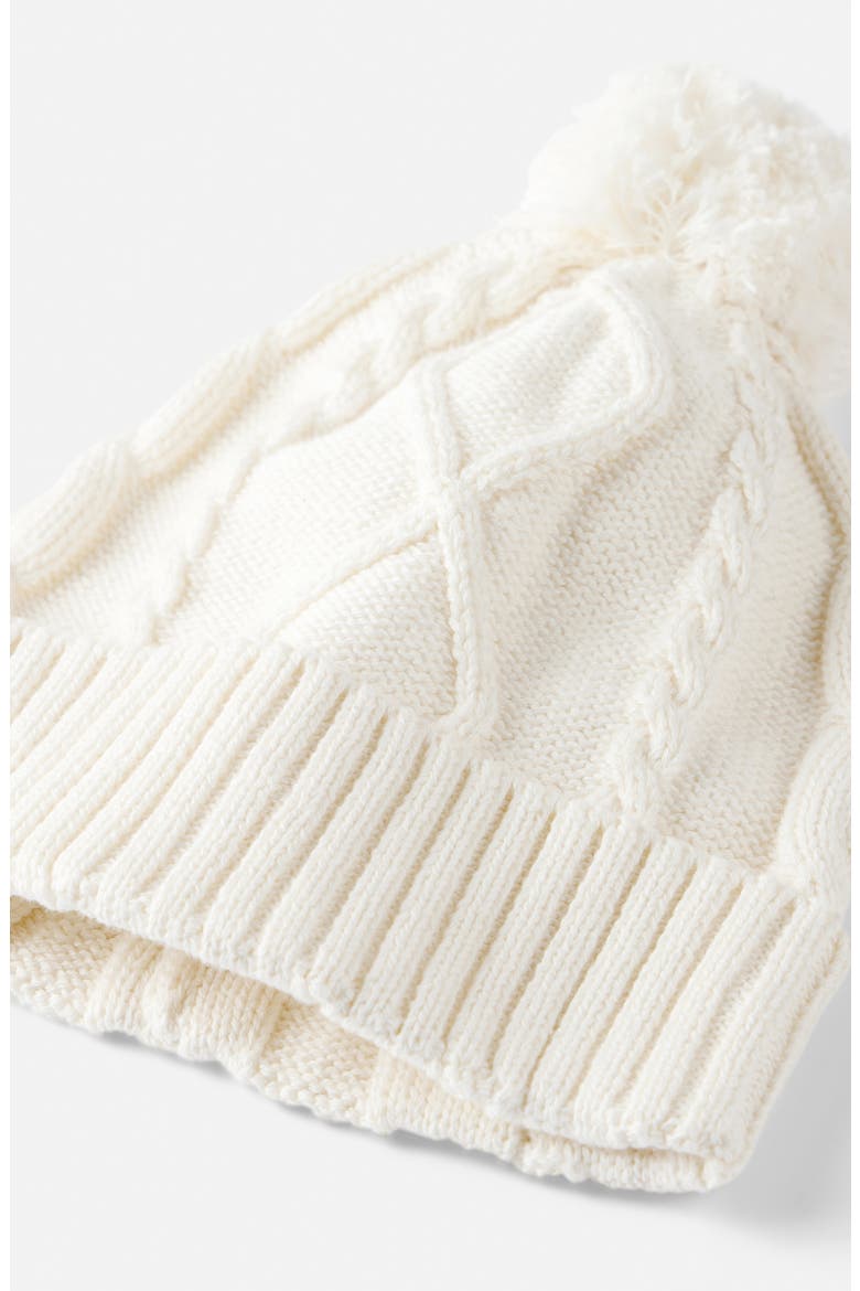 Organic Cotton Cable Knit Hat, Main, color, CREAM
